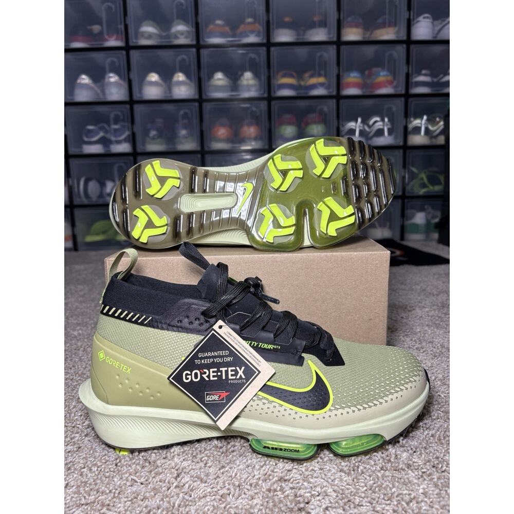 Nike Infinity Tour GTX Shoes Mens Size 10 Green GORE-TEX Golf Spikes FV4897-300 - Picture 3 of 6